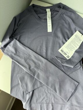 lululemon athletica Swiftly Tech Long Sleeve 2.0 in Light Lavender